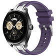 For Huawei Watch Buds 22mm Quick Release Silver Buckle Royal Silicone Watch Band(Purple) - free shipping - PMC TechLife - Order now!