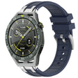 For Huawei Watch GT3 SE 22mm Quick Release Silver Buckle Royal Silicone Watch Band(Navy Blue) - free shipping - PMC TechLife - Order now!