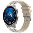 For Huawei Watch GT3 Pro 46mm 22mm Quick Release Silver Buckle Royal Silicone Watch Band(Starlight) - free shipping - PMC TechLife - Order now!