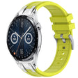 For Huawei Watch GT3 46mm 22mm Quick Release Silver Buckle Royal Silicone Watch Band(Vital Yellow) - free shipping - PMC TechLife - Order now!