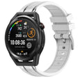 For Huawei Watch GT Runner 22mm Quick Release Silver Buckle Royal Silicone Watch Band(White) - free shipping - PMC TechLife - Order now!