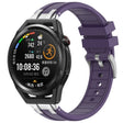For Huawei Watch GT Runner 22mm Quick Release Silver Buckle Royal Silicone Watch Band(Purple) - free shipping - PMC TechLife - Order now!