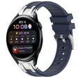 For Huawei Watch 3 22mm Quick Release Silver Buckle Royal Silicone Watch Band(Navy Blue) - free shipping - PMC TechLife - Order now!