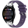 For Huawei Watch 3 22mm Quick Release Silver Buckle Royal Silicone Watch Band(Purple) - free shipping - PMC TechLife - Order now!
