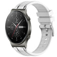 For Huawei Watch GT2 Pro 22mm Quick Release Silver Buckle Royal Silicone Watch Band(White) - free shipping - PMC TechLife - Order now!