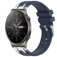 For Huawei Watch GT2 Pro 22mm Quick Release Silver Buckle Royal Silicone Watch Band(Navy Blue) - free shipping - PMC TechLife - Order now!