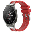 For Huawei Watch GT2 Pro 22mm Quick Release Silver Buckle Royal Silicone Watch Band(Red) - free shipping - PMC TechLife - Order now!