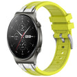For Huawei Watch GT2 Pro 22mm Quick Release Silver Buckle Royal Silicone Watch Band(Vital Yellow) - free shipping - PMC TechLife - Order now!