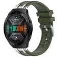 For Huawei Watch GT 2e 22mm Quick Release Silver Buckle Royal Silicone Watch Band(Olive Green) - free shipping - PMC TechLife - Order now!