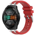 For Huawei Watch GT 2e 22mm Quick Release Silver Buckle Royal Silicone Watch Band(Red) - free shipping - PMC TechLife - Order now!