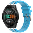 For Huawei Watch GT 2e 22mm Quick Release Silver Buckle Royal Silicone Watch Band(Sky Blue) - free shipping - PMC TechLife - Order now!
