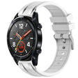 For Huawei Watch GT 22mm Quick Release Silver Buckle Royal Silicone Watch Band(White) - free shipping - PMC TechLife - Order now!