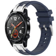 For Huawei Watch GT 22mm Quick Release Silver Buckle Royal Silicone Watch Band(Navy Blue) - free shipping - PMC TechLife - Order now!