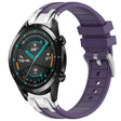 For Huawei Watch GT2 46mm 22mm Quick Release Silver Buckle Royal Silicone Watch Band(Purple) - free shipping - PMC TechLife - Order now!