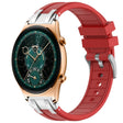 For Honor Watch GS 4 22mm Quick Release Silver Buckle Royal Silicone Watch Band(Red) - free shipping - PMC TechLife - Order now!