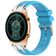For Honor Watch GS 4 22mm Quick Release Silver Buckle Royal Silicone Watch Band(Sky Blue) - free shipping - PMC TechLife - Order now!