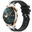 For Honor Watch 4 Pro 22mm Quick Release Silver Buckle Royal Silicone Watch Band(Black) - free shipping - PMC TechLife - Order now!