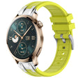 For Honor Watch 4 Pro 22mm Quick Release Silver Buckle Royal Silicone Watch Band(Vital Yellow) - free shipping - PMC TechLife - Order now!