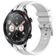 For Honor Watch Dream 22mm Quick Release Silver Buckle Royal Silicone Watch Band(White) - free shipping - PMC TechLife - Order now!