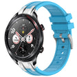 For Honor Watch Dream 22mm Quick Release Silver Buckle Royal Silicone Watch Band(Sky Blue) - free shipping - PMC TechLife - Order now!