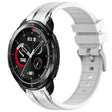 For Honor Watch GS Pro 22mm Quick Release Silver Buckle Royal Silicone Watch Band(White) - free shipping - PMC TechLife - Order now!
