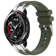For Honor Watch GS Pro 22mm Quick Release Silver Buckle Royal Silicone Watch Band(Olive Green) - free shipping - PMC TechLife - Order now!