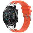 For Honor Magic Watch 2 46mm 22mm Quick Release Silver Buckle Royal Silicone Watch Band(Orange) - free shipping - PMC TechLife - Order now!