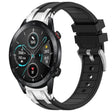 For Honor Magic Watch 2 46mm 22mm Quick Release Silver Buckle Royal Silicone Watch Band(Black) - free shipping - PMC TechLife - Order now!