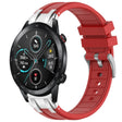 For Honor Magic Watch 2 46mm 22mm Quick Release Silver Buckle Royal Silicone Watch Band(Red) - free shipping - PMC TechLife - Order now!