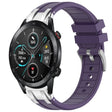 For Honor Magic Watch 2 46mm 22mm Quick Release Silver Buckle Royal Silicone Watch Band(Purple) - free shipping - PMC TechLife - Order now!