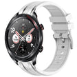 For Honor Magic Watch 22mm Quick Release Silver Buckle Royal Silicone Watch Band(White) - free shipping - PMC TechLife - Order now!
