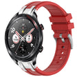 For Honor Magic Watch 22mm Quick Release Silver Buckle Royal Silicone Watch Band(Red) - free shipping - PMC TechLife - Order now!