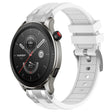 For Amazfit Watch GTR 4 22mm Quick Release Silver Buckle Royal Silicone Watch Band(White) - free shipping - PMC TechLife - Order now!