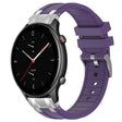 For Amazfit Watch GTR 2e 22mm Quick Release Silver Buckle Royal Silicone Watch Band(Purple) - free shipping - PMC TechLife - Order now!