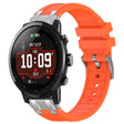 For Amazfit Sport Watch 3 22mm Quick Release Silver Buckle Royal Silicone Watch Band(Orange) - free shipping - PMC TechLife - Order now!