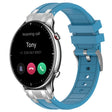 For Amazfit Watch GTR 2 22mm Quick Release Silver Buckle Royal Silicone Watch Band(Sea Blue) - free shipping - PMC TechLife - Order now!