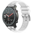 For Amazfit Watch GTR 47mm 22mm Quick Release Silver Buckle Royal Silicone Watch Band(White) - free shipping - PMC TechLife - Order now!