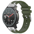 For Amazfit Watch GTR 47mm 22mm Quick Release Silver Buckle Royal Silicone Watch Band(Olive Green) - free shipping - PMC TechLife - Order now!