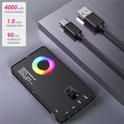 M1SE 12 Effects RGB Photography Lamp 0.96-inch TFT Screen Pocket Fill Light