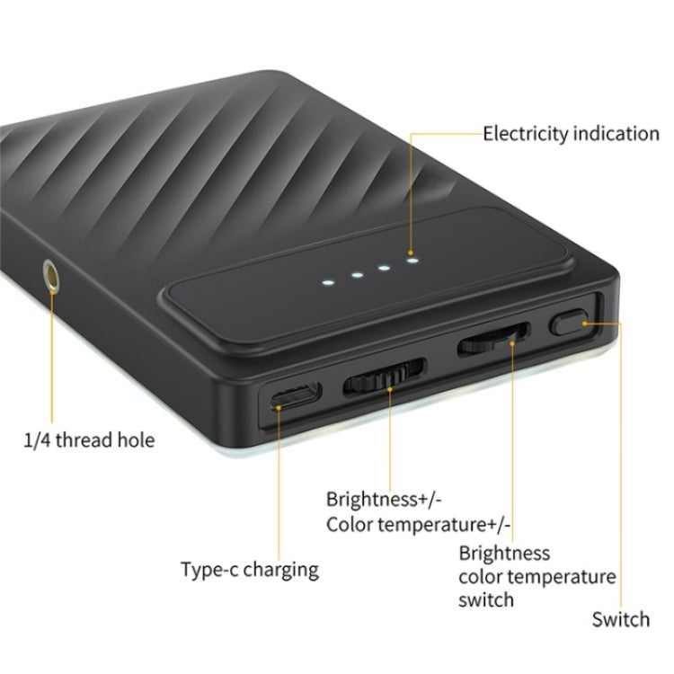 V16WS Mobile Phone / Tablet / Laptop Pocket Fill Light 24 Effects RGB Light  Without Screen