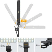 V16SE For Mobile Phone / Tablet / Laptop Three Light Modes Clip-On Pocket Mini Fill Light