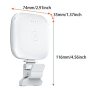 V15 Mini Clip-On Portable LED Fill Light Phone Laptop Video Conference Live Streaming Fill Lamp(Purple)
