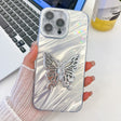 For iPhone 16 Pro Max Plating Glitter Texture Butterfly Holder TPU Phone Case with Lens Film(White Water Ripples) - iPhone 16 Pro Max Cases by PMC TechLife | Online Shopping South Africa | PMC TechLife | Buy Now Pay Later Mobicred