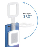 V18 Portable Skin Beauty Live Streaming LED Fill Light Magnetic Phone Selfie Lamp(White)