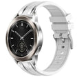 For Xiaomi Watch S3 22mm Quick Release Silver Buckle Royal Silicone Watch Band(White) - free shipping - PMC TechLife - Order now!