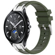 For Xiaomi Watch 2 Pro 22mm Quick Release Silver Buckle Royal Silicone Watch Band(Olive Green) - free shipping - PMC TechLife - Order now!