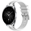 For Xiaomi Watch S2 22mm Quick Release Silver Buckle Royal Silicone Watch Band(White) - free shipping - PMC TechLife - Order now!