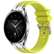 For Xiaomi Watch S2 22mm Quick Release Silver Buckle Royal Silicone Watch Band(Vital Yellow) - free shipping - PMC TechLife - Order now!