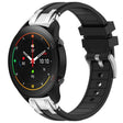 For Xiaomi Watch S1 Pro 22mm Quick Release Silver Buckle Royal Silicone Watch Band(Black) - free shipping - PMC TechLife - Order now!