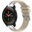 For Xiaomi Watch S1 Pro 22mm Quick Release Silver Buckle Royal Silicone Watch Band(Starlight) - free shipping - PMC TechLife - Order now!